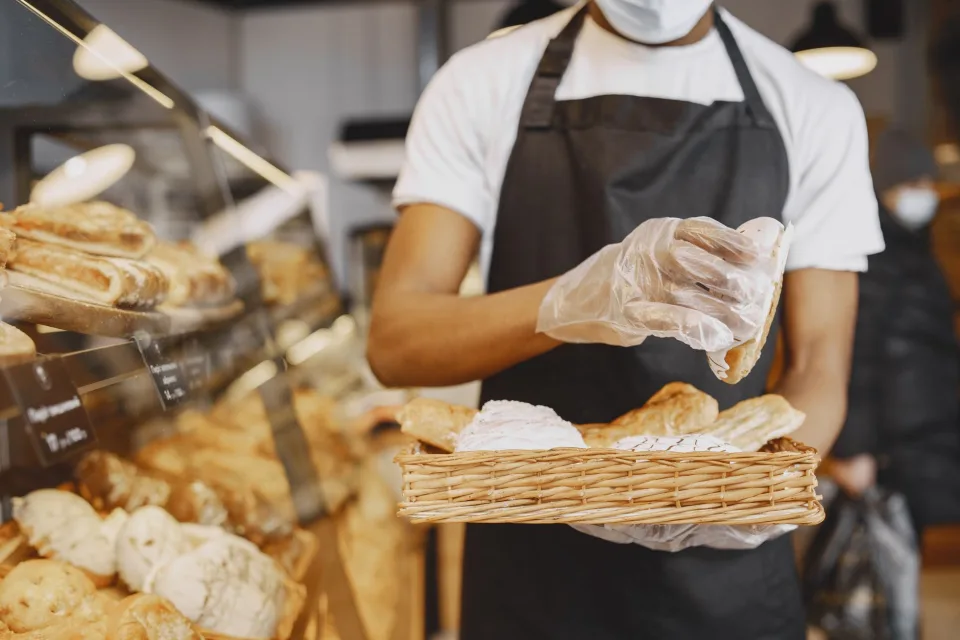 Bánh su kem xếp khay